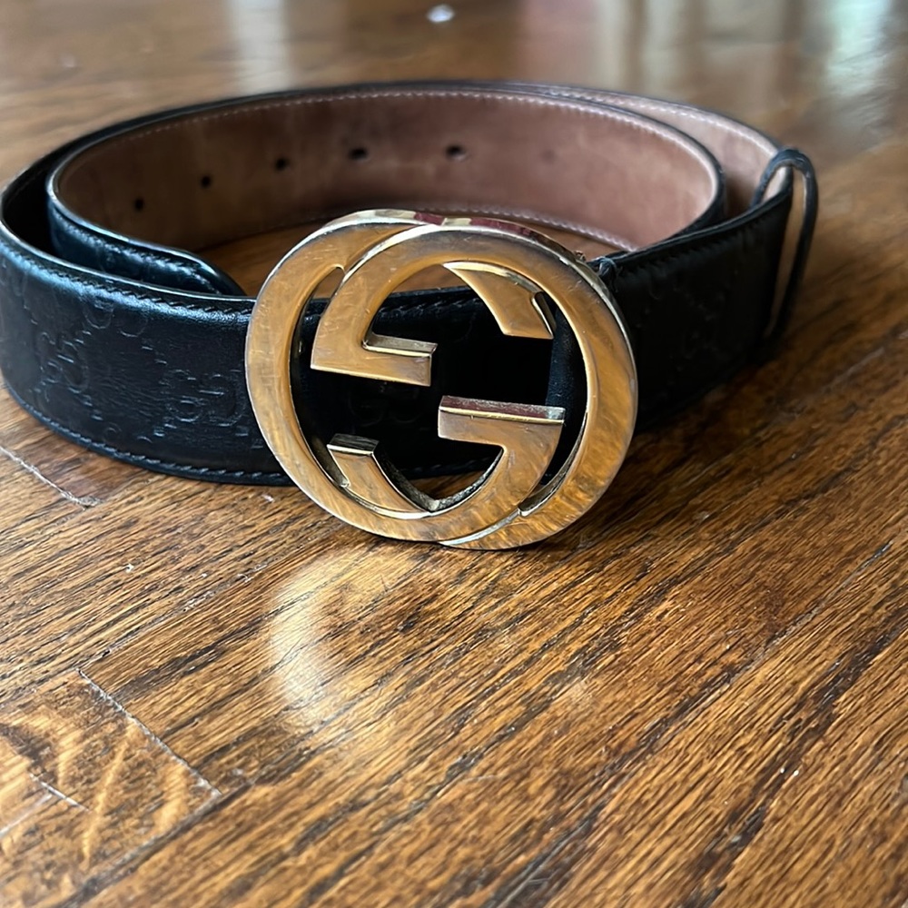 Signature vintage gucci belt